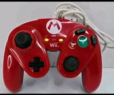 Wired Fight Pad GameCube Style Controller for Nintendo Wii Wii U Mario - Image 1 of 3
