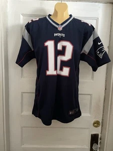 Nike On Field Tom Brady #12 New England Patriots Blau NFL Trikot Damen Gr. XL - Bild 1 von 9