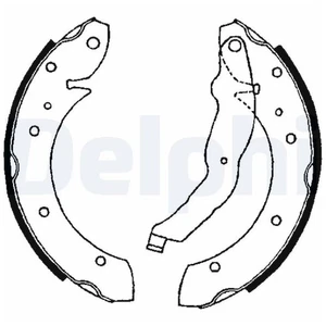 Delphi Bremsbacken-Satz hinten 34219067127 | 378145 - Bild 1 von 2