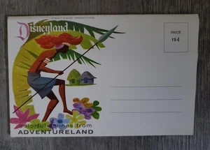 Disneyland Adventureland Postkartenmappe 60er Jahre Disney Jungle Cruise unbespielt  - Bild 1 von 9