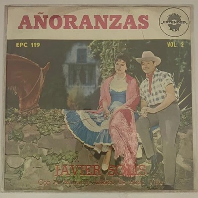 JAVIER SOLIS - AÑORANZAS VOL. 2 - MEXICAN 7" EP PS, RANCHERAS - Image 1 of 4