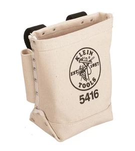 Klein Tools 5416 Bull-Pin and Bolt Bag, Canvas, with Loops - Picture 1 of 1