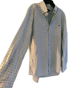 Vineyard Vines Tucker Shirt Men’s Sz L Slim Fit Long Sleeve Striped EUC Plaid. - Picture 1 of 10