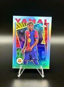 2024 Topps Chrome UEFA Lamine YAMAL #27 RC Rookie Hero Variation SSP Case Hit - Picture 1 of 2