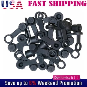 (25 Pack) Brake Bleeder Screw Caps Grease Zerk Fitting Cap Rubber Dust ) - Bild 1 von 9