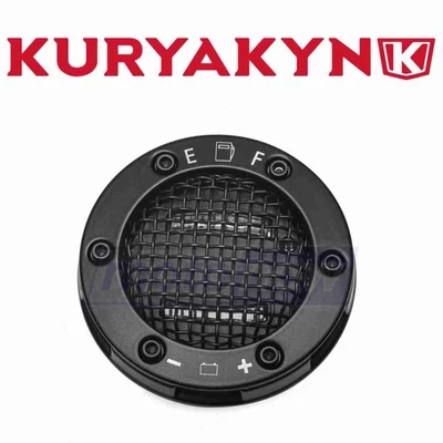 Kuryakyn Mesh Fuel and Battery Gauges for 2004-2006 Harley Davidson FLHRSI nh Foto 1 de 4