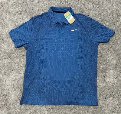 Camisa de golf Nike Polo Dri-Fit ADV azul FD5731-402 para hombre talla XL NUEVA CON ETIQUETAS $105 Foto 1 de 3
