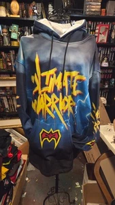 Ultimate Warrior WWE NEU MIT ETIKETT Chalk Line PULLOVER HOODIE Größe 4XL - Bild 1 von 8