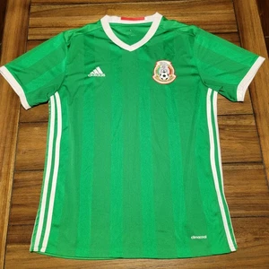Adidas Mexico National Football (Soccer) Team Green Shirt - Size Medium - Picture 1 of 4