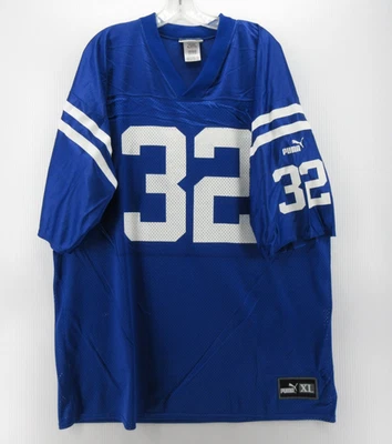 ВИНТАЖНАЯ мужская футболка Edgerrin James Indianapolis Colts размер XL синяя Puma футбол 90-е * - Изображение 1 из 4