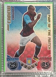 Match Attax Premier League 2010/11 John Carew Aston Villa No 386 Man of the Matc - Picture 1 of 1