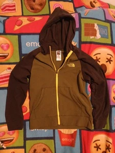 The North Face Boy’s Full Zip Front Fleece Hoodie Jacket M Medium (10-12) - Picture 1 of 3