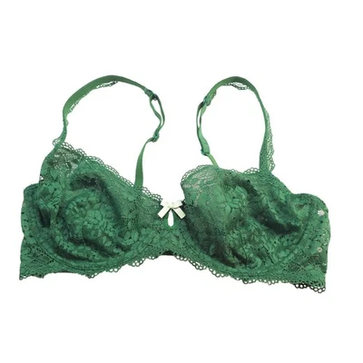 Gillian & O'Malley Encaje Verde Transparente Bajo Alambre Talla 34C Foto 1 de 4