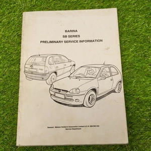 Holden Barina SB Series Preliminary Service Information  - Picture 1 of 6