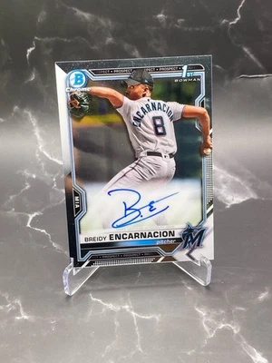 BREIDY ENCARNACION 2021 Bowman Chrome 1st Bowman Autograph AUTO #CPA-BE - Image 1 of 2