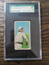 1909 T206 JIM DELEHANTY PIEDMONT 350 VG EX SGC 4 BASEBALL WASHINGTON SENATORS