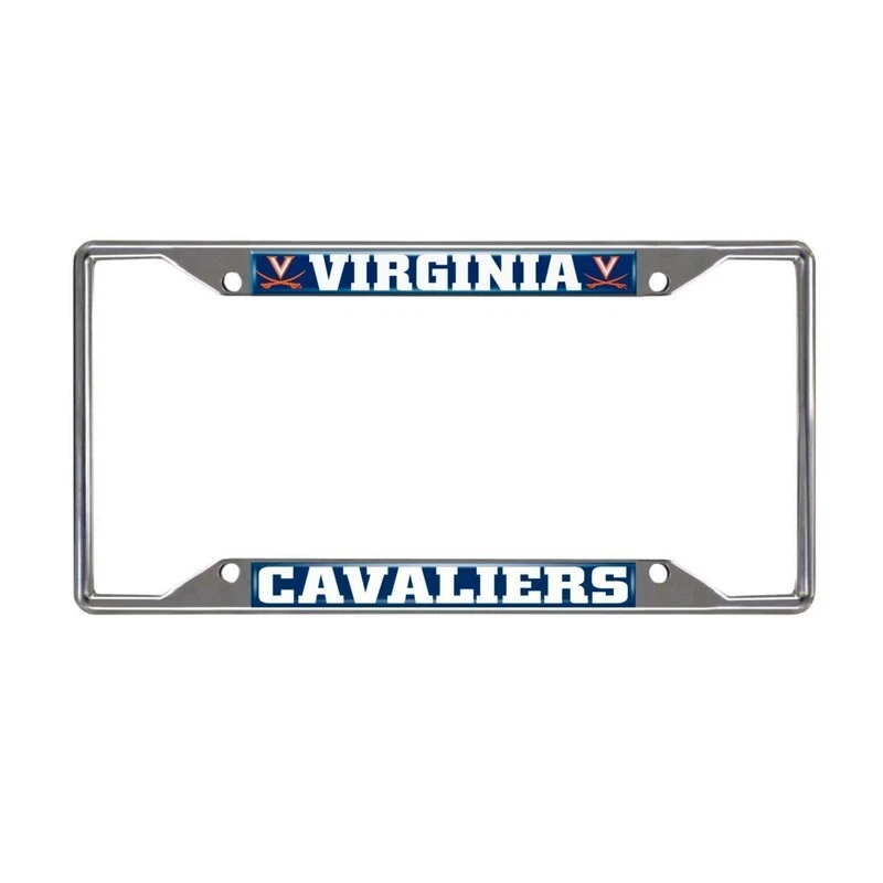 Fanmats NCAA Virginia Cavaliers Chrome Metal License Plate Frame - Image 1 of 1