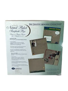 Creative Memories RCM-12NR 12x12 Natural Ruled Scrapbook Journal Pages 5 Sheet - Picture 1 of 8
