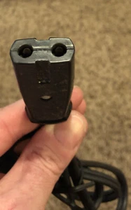 Vtg Small Kitchen Appliance Cord 10A-125V 5A-250V 6 Feet 1/2” Spread of Holes - Picture 1 of 3