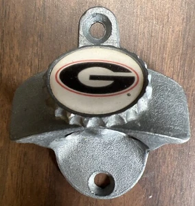 Wall Mount Bottle Opener Atlanta Georgia Bulldogs - Picture 1 of 2