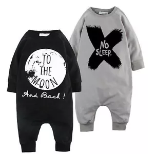 Outfits Neugeborenes Säugling Baby Junge Kind König Strampler Overall Body Kleidung neu - Bild 1 von 7