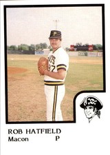 1986 Macon Pirates ProCards #13 Rob Hatfield Cincinnati Ohio OH Baseball Card