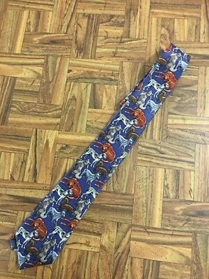 Corbata para hombre Class Club 100 % seda importada motivo estampado multicolor Foto 1 de 4