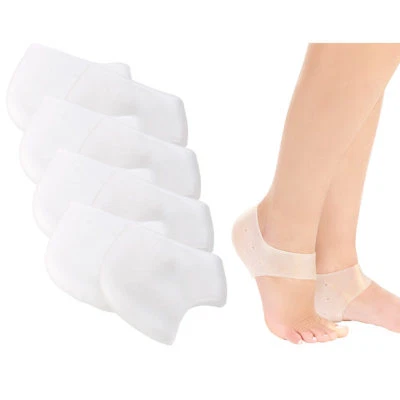 newgen medicals Silikon-Fersensocken für trockene und rissige Fersen, 4 Paar