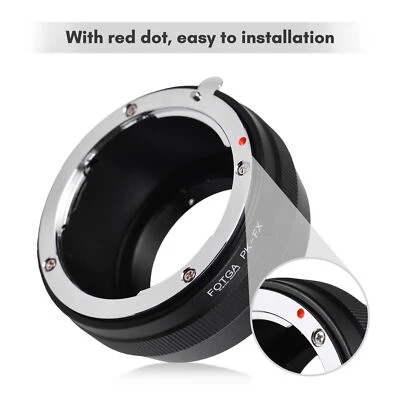 Anillo adaptador de montaje de lente manual FOTGA aleación de aluminio para lente Pentax K-Mount B2W7 Foto 1 de 4