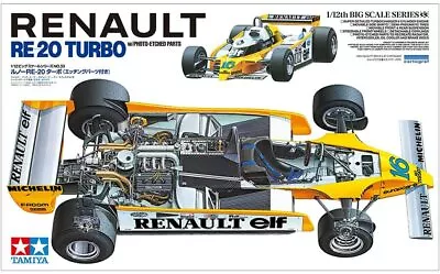Kit Tamiya 1/12 di grandi dimensioni Renault RE-20 turbo con parti incise / 9087 - Immagine 1 di 4