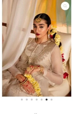 Husain rehar organza suit - Image 1 of 4