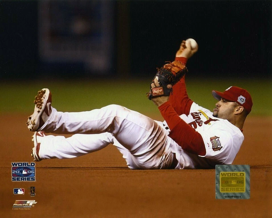 Foto de béisbol Albert Pujols St. Louis Cardinals 2006 Serie Mundial 11x14 Foto 1 de 1