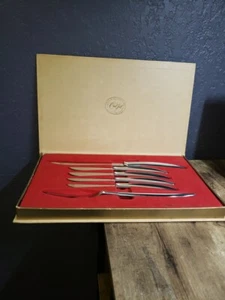 Schöne Klingen von Carvel Hall, 6-teiliges Tranchierset, Steak, Messer Gabel mit Box - Bild 1 von 9