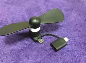 2in1 Portable Mini Fan Refroidisseur pour IPHONE 7 6S 5S 6 Et Andorid Micro - Photo 1 sur 1