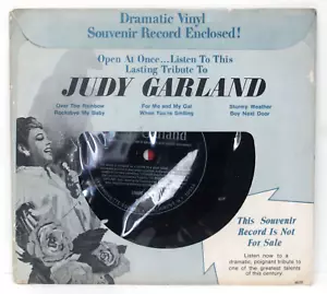 Judy Garland Longines Society Vinyl 45 Souvenir Tribute Schallplatte im versiegelten Mailer - Bild 1 von 2