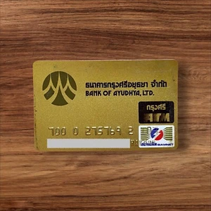 Siam888 Thailand Bank Of Ayutthaya ATM Debit Card Cash Card Expire Vintage - Picture 1 of 2