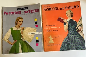 PENNEY'S FASHION & FABRICS 1955 MAGAZINE ~ YOU CHOOSE 1 or ALL ~ 1+ SHIP - Picture 1 of 23