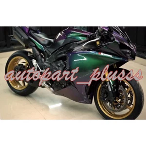 Chameleon Green Purple Fairing Kit + Tank Cover For Yamaha YZF R1 2012 2013 2014 - Picture 1 of 1