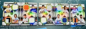 2024 Topps Triple Threads Deca Patch Relic Book Card 04/10 *Starting Pitchers* - Picture 1 of 7