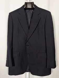 Chester Barrie Vintage Bespoke Black Blazer Jacket Size 41" London England - Picture 1 of 5