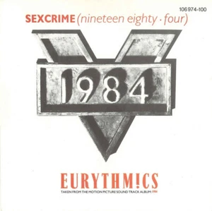 Eurythmics - Sexcrime (Nineteen Eighty ▪ Four) (7", Single) (Very Good (VG)) - Picture 1 of 4