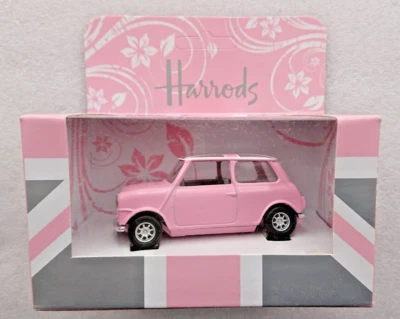 RARE Corgi CP82278 Diecast Harrods Pink Mini with Union Flag Roof NEW - Image 1 of 3