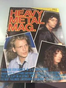Januar 1984 HEAVY METAL MAG. MAGAZIN FOTOS PLAKATE MUSIK JAPANISCHE AUSGABE Vint. - Bild 1 von 9