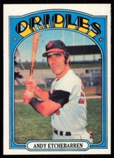 1972 Topps Andy Etchebarren Baltimore Orioles #26