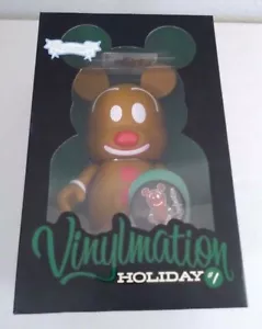 Disney Vinylmation #1 Holiday Mickey Weihnachten Lebkuchen LE 800 9" groß - Bild 1 von 5