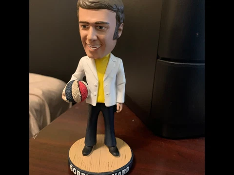 Bobby Slick Leonard Boom Baby 50th Anniversary Pacers Bobblehead no box Cover
