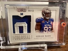 Gerald McCoy Colossal Patch Football Card.   08/12