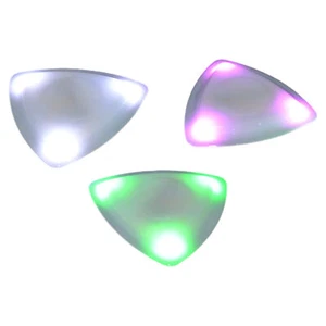 Glowing Guitar Pick with High Sensitivity LED Light Guitar Pick with Battery New - Picture 1 of 15