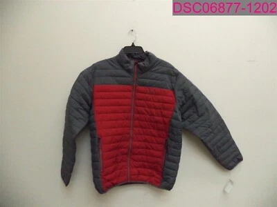 Hawke & Co. Men's Puffer Stretch Jacket Red/Gray Colorblock Large HHP2240 - Image 1 of 4