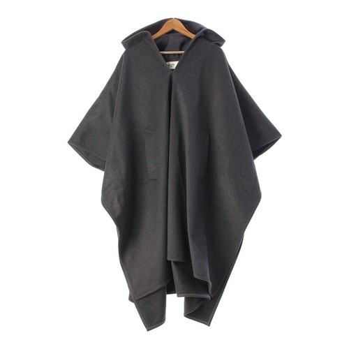 CELINE Cappotti Poncho Cappuccio Lana Cashmere Top 2M300943C Grigio 36
